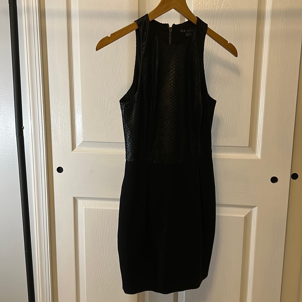 AX Armani Exchange black dress